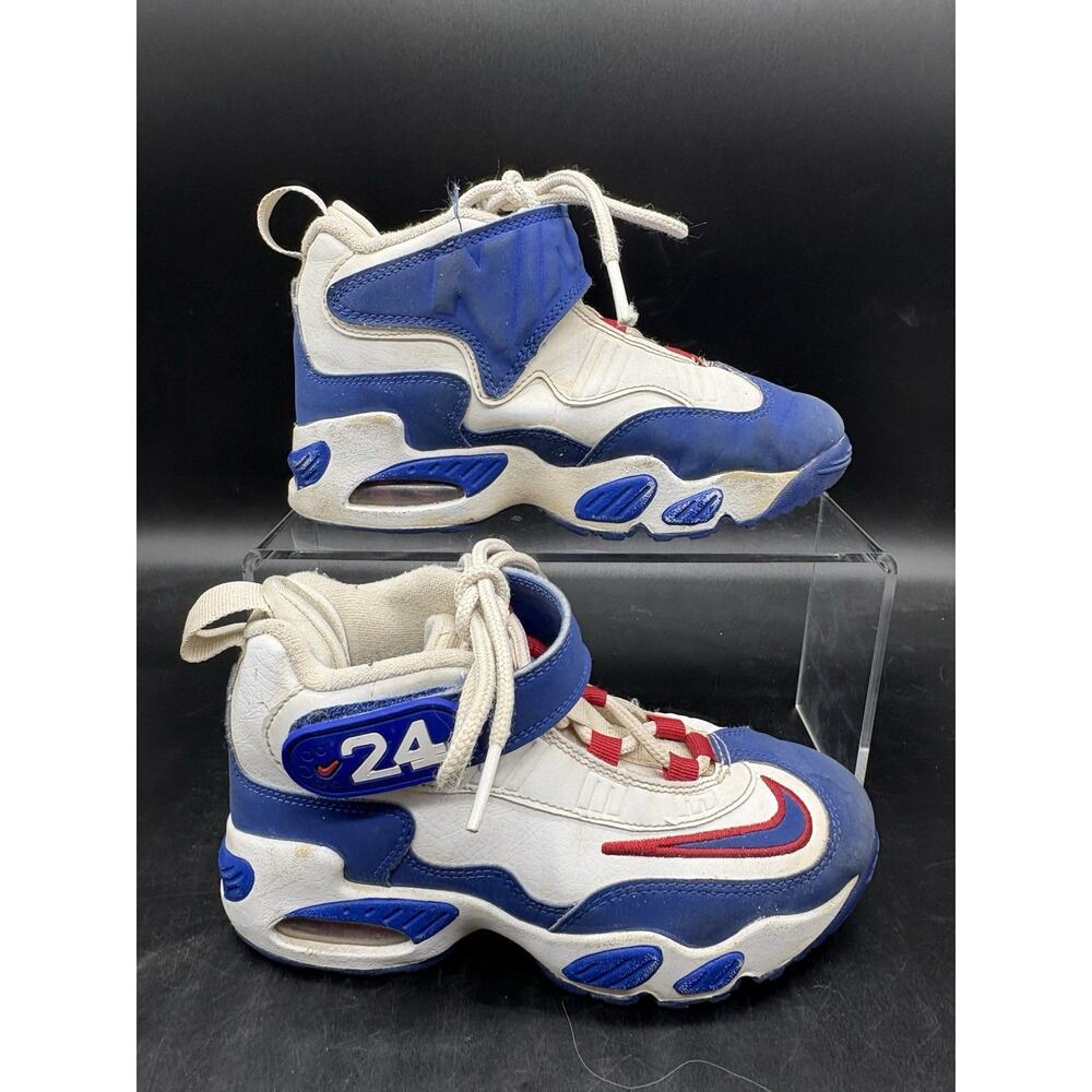 Nike Air Griffey Max 1 (PS) Sneakers Youth Size 13C DX3725-100 Red White Blue